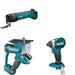 Makita XDS01Z Cut-Out Saw W/ XMT03Z Oscillating Multi-Tool and FREE XDT13Z Impact Driver