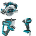 Makita XDS01Z Cut-Out Saw W/ XSH03Z Circular Saw and FREE XDT13Z Impact Driver