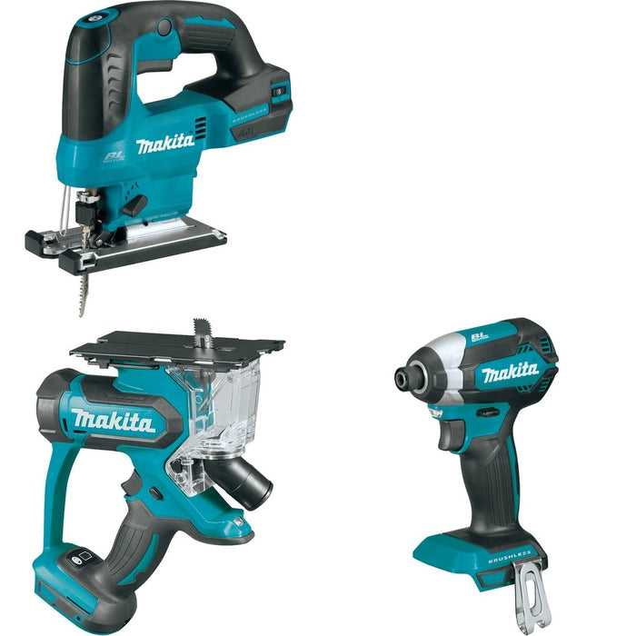 Makita XDS01Z Cut-Out Saw W/ XVJ04Z Jig Saw and FREE XDT13Z Impact Driver