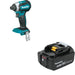 Makita XDT13Z Impact Driver Bare Tool W/ BL1840B 18V LXT Lithium-Ion 4.0Ah Battery