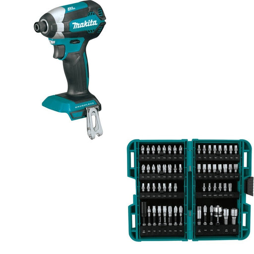 Makita XDT13Z 18V LXT Li-Ion Brushless Cordless Impact Driver W/ FREE E-01644 Bit Set