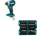 Makita XDT13Z 18V LXT Li-Ion Brushless Cordless Impact Driver W/ FREE E-01644 Bit Set