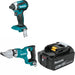 Makita XDT13Z Impact Driver Kit W/ Straight Shear and FREE Battery