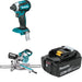 Makita XDT13Z Impact Driver Kit W/ XSL02Z Miter Saw and FREE Battery