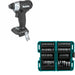 Makita XDT18ZB 18V LXT Sub-Compact Impact Driver W/ FREE E-01644 Bit Set