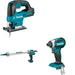 Makita XGC01ZB Caulk and Adhesive Gun W/ XVJ04Z Jig Saw and FREE XDT13Z Impact Driver