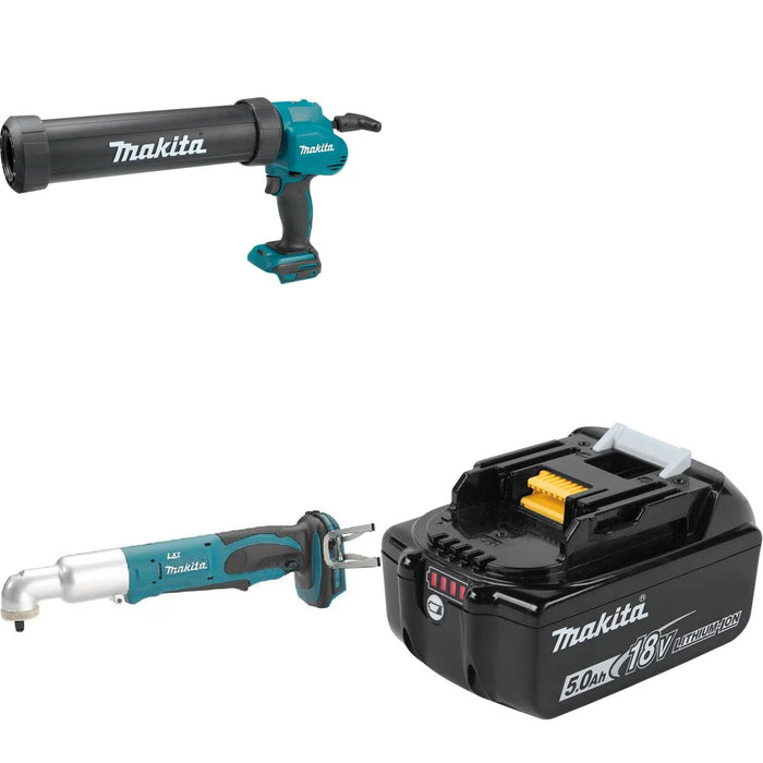 Makita XGC01ZC Caulk Gun Kit W/ XLT02Z Angle Impact Wrench and FREE Battery