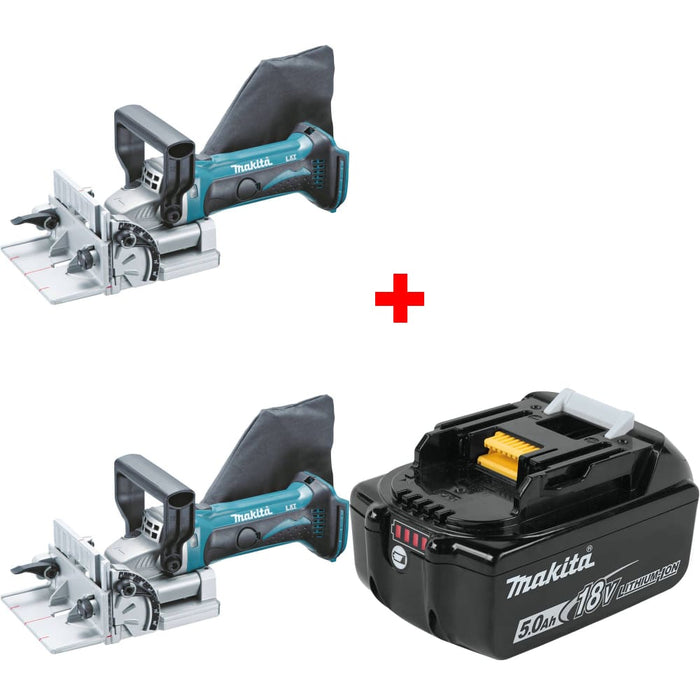 Makita XJP03Z 18V LXT Plate Joiner (Bare Tool) w/ FREE BL1850B 18V 5.0Ah Battery
