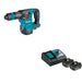 Makita XKH01Z AVT Power Scraper W/ BL1840BDC2X Battery and Rapid Optimum Charger Starter Pack