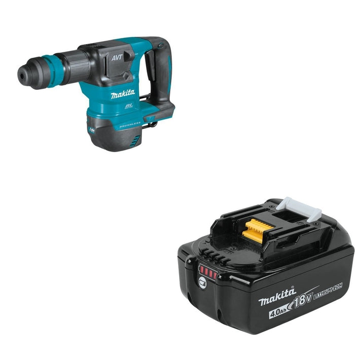 Makita XKH01Z 18V LXT AVT Power Scraper, accepts SDS-PLUS, Tool Only W/ BL1840B 4.0Ah Battery