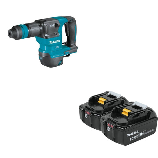 Makita XKH01Z 18V LXT AVT Power Scraper, accepts SDS-PLUS, Tool Only W/ BL1850B-2 5.0Ah Battery