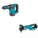 Makita XKH01Z 18V LXT AVT Power Scraper, accepts SDS-PLUS, Tool Only W/ XAD05Z 1/2" Right Angle