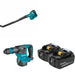 Makita XKH01Z 18V LXT AVT Power Scraper W/ XBU06Z Floor Blower and BL1850B-2 5.0Ah Battery, 2