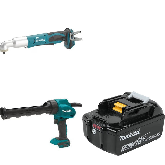 Makita XLT02Z Angle Impact Wrench Kit W/ Caulk Gun and FREE 5.0Ah Battery