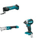 Makita XLT03Z Angle Impact Wrench W/ XMT03Z Oscillating Multi-Tool and FREE XDT13Z