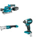 Makita XLT04Z Angle Impact Wrench W/ XOB03Z Finishing Sander and FREE XDT13Z Impact Driver