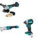 Makita XLT05Z Angle Impact Wrench W/ XAG09Z Angle Grinder and FREE XDT13Z Impact Driver