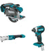 Makita XLT05Z Angle Impact Wrench W/ XSC03Z Metal Cutting Saw and FREE XDT13Z Impact Driver