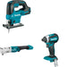 Makita XLT05Z Angle Impact Wrench W/ XVJ04Z Jig Saw and FREE XDT13Z Impact Driver
