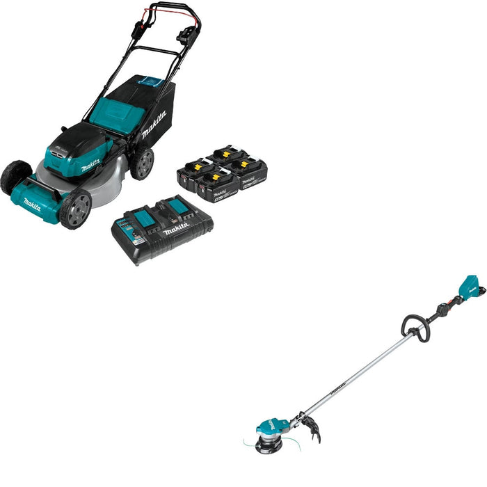 Makita XML06PT1 18in Lawn Mower Kit W/ FREE XRU15Z Trimmer