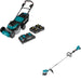 Makita XML06PT1 18in Lawn Mower Kit W/ FREE XRU15Z Trimmer