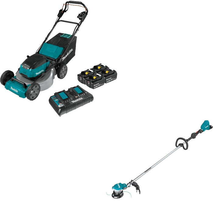 Makita XML08PT1 Lawn Mower Kit W/ FREE XRU15Z String Trimmer