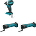Makita XMT03Z[2] Oscillating Multi-Tool W/ FREE XDT13Z Impact Driver