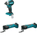 Makita XMT03Z[2] Oscillating Multi-Tool W/ FREE XDT13Z Impact Driver