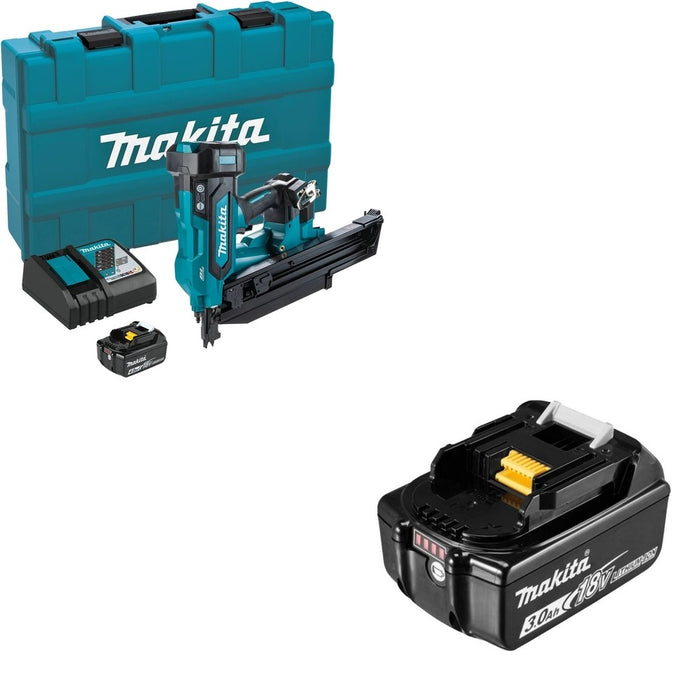 Makita XNB03M1 21" Full Round Head 3-1/2" Framing Nailer Kit W/ BL1830B 3.0Ah Battery