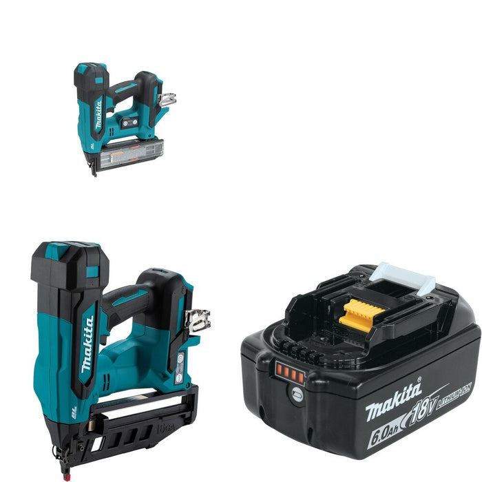Makita XNB05Z Finish Nailer W/ XNB04Z Brad Nailer and FREE BL1860B Battery