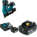 Makita XNB06Z Angled Finish Nailer Kit W/ BL1850BDC1 Starter Pack and FREE BL1860B 6.0Ah Battery