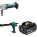 Makita XNJ01Z Nibbler Kit W/ XGC01Z Caulk Gun and FREE BL1850B Battery