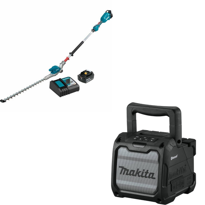 Makita XNU01T Pole Hedge Trimmer Kit W/ FREE XRM08B Speaker
