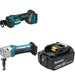 Makita XOC02Z Cut-Out Tool Kit W/ XNJ01Z Nibbler and FREE BL1850B Battery