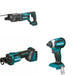Makita XOC02Z Cut-Out Tool W/ XRH04Z Rotary Hammer and FREE XDT13Z Impact Driver
