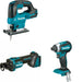 Makita XOC02Z Cut-Out Tool W/ XVJ04Z Jig Saw and FREE XDT13Z Impact Driver
