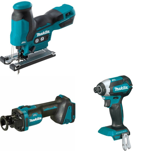 Makita XOC02Z Cut-Out Tool W/ XVJ05Z Jig Saw and FREE XDT13Z Impact Driver