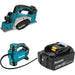 Makita XPK01Z 18V Planer Kit W/ DMP181ZX Inflator and FREE BL1850B Battery