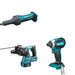 Makita XRH01Z Rotary Hammer W/ XDG01Z Die Grinder and FREE XDT13Z Impact Driver