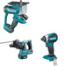 Makita XRH01Z Rotary Hammer W/ XDS01Z Cut-Out Saw and FREE XDT13Z Impact Driver