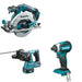 Makita XRH01Z Rotary Hammer W/ XSH03Z Circular Saw and FREE XDT13Z Impact Driver