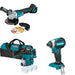 Makita XRH01ZWX Rotary Hammer W/ XAG09Z Angle Grinder and FREE XDT13Z Impact Driver