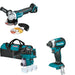 Makita XRH01ZWX Rotary Hammer W/ XAG11Z Angle Grinder and FREE XDT13Z Impact Driver
