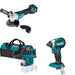 Makita XRH01ZWX Rotary Hammer W/ XAG20Z Cut-Off/Angle Grinder and FREE XDT13Z Impact Driver