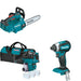 Makita XRH01ZWX Rotary Hammer W/ XCU08Z Top Handle Chain Saw and FREE XDT13Z Impact Driver
