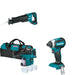 Makita XRH01ZWX Rotary Hammer W/ XRJ05Z Recipro Saw and FREE XDT13Z Impact Driver