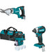 Makita XRH01ZWX Rotary Hammer W/ XSJ05Z Fiber Cement Shear and FREE XDT13Z Impact Driver