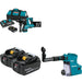 Makita XRH08PT 1-1/8" Rotary Hammer Kit W/ FREE BL1850B-2 5.0Ah Battery and FREE DX08 Dust Extractor