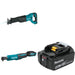 Makita XRJ04Z Recip Saw Kit W/ XRW01Z Ratchet and FREE BL1850B Battery