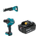 Makita XRJ04Z Recip Saw Kit W/ XSA01Z High Speed Blower and FREE BL1850B Battery